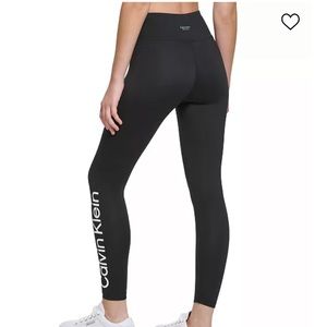 Calvin Klein leggings. Size: Large. Color: black/white